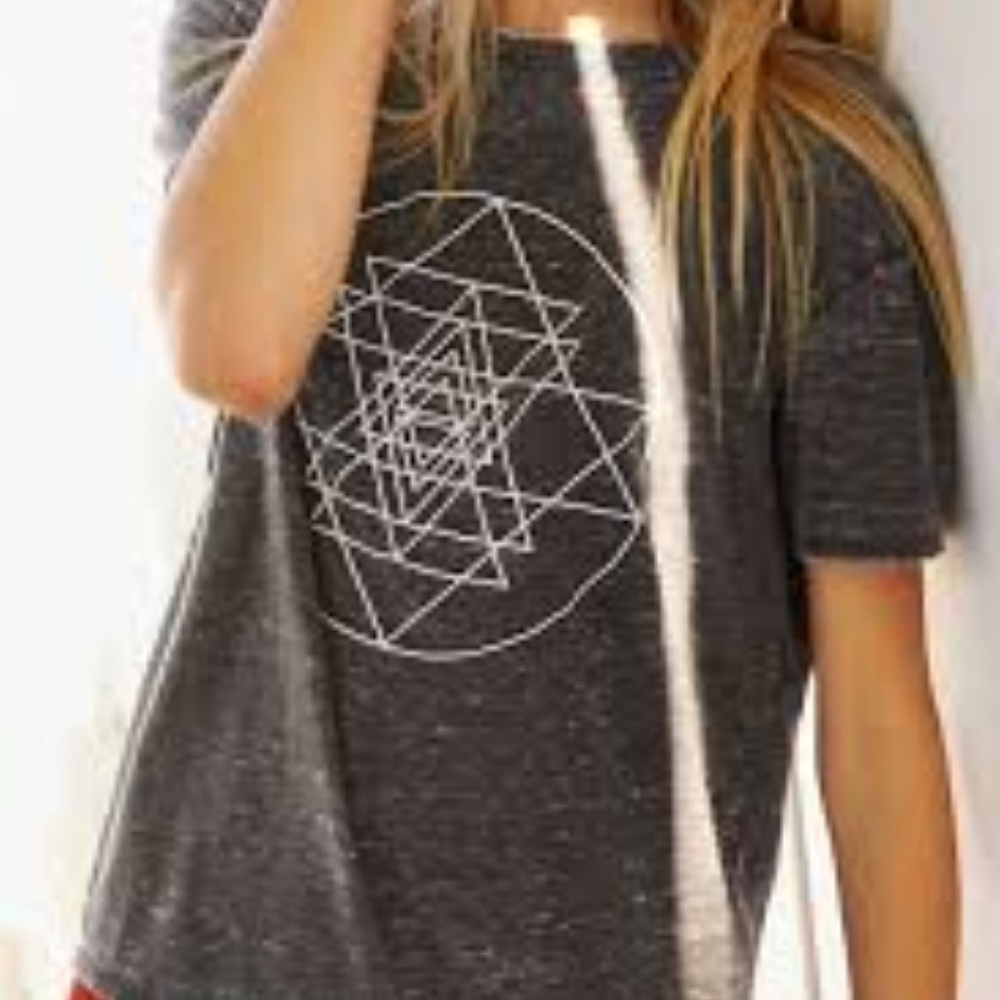 Urban Outfitters T!!! Burn out grey